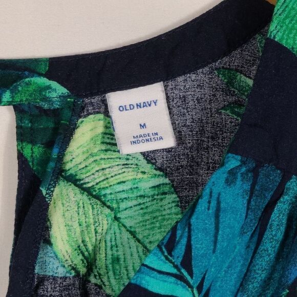 Old Navy Blue High-Neck Trapeze Tank - Picture 9 of 9